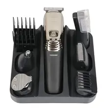 Keimei, 6 в 1, машинка для стрижки волос для мужчин, многофункциональная машинка для стрижки, бритва, триммер для волос в носу, бритва для тела для мужчин, KM-5900