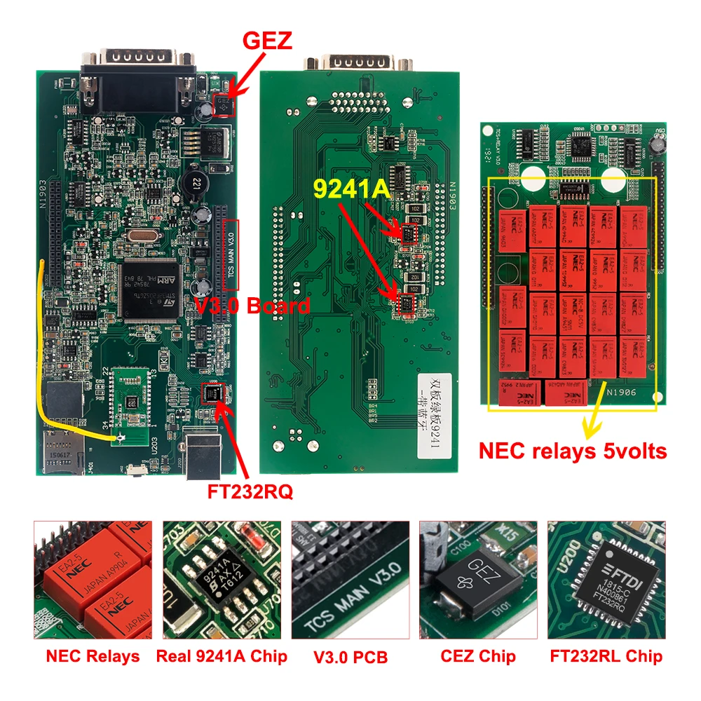 CDP TCS V3.0 плата OBD2 автомобильный Грузовик tcs cdp tcs pro монитор реле Bluetooth obd ii сканер,00 keygen автоматический диагностический инструмент