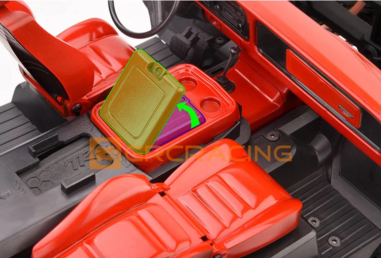 Hf5a5ea55044f4dafac513e55db585e11p 1/10 RC 자동차 바디 쉘 TRX4 브론코 G161R 캡 시트