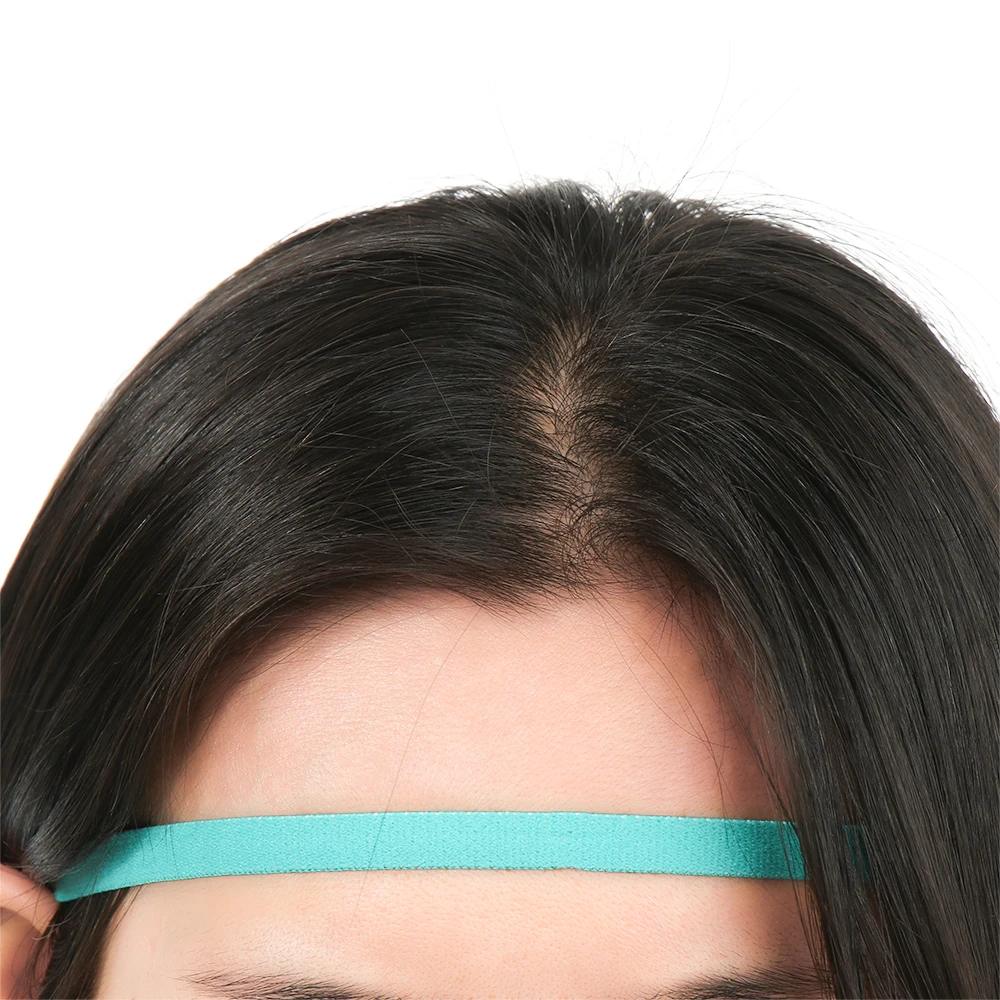1pc Thin Elastic Headband Candy Color Gym Sport Anti-slip Head Wrap Yoga Hair Bands Rubber Stretch Sweatband Hair Accessories