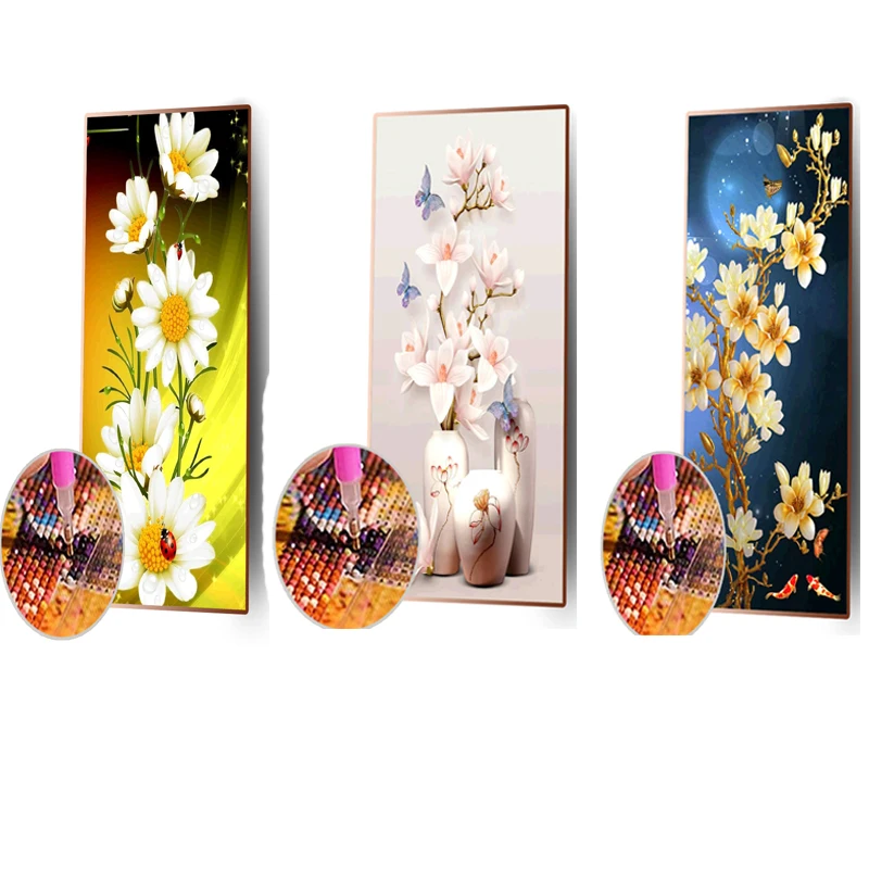 

45x85cm DIY Diamond Painting Plum Blossom Tree Diamond Painting Full Round Drill Cross Stitch Rhinestone Embroidery Stitch Kits