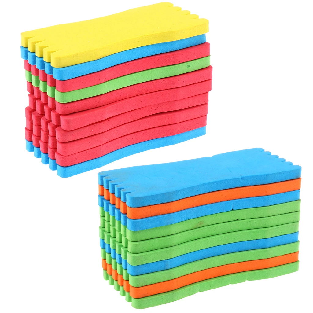 

20pcs Foam Fishing Rig Winding Boards Fishing Line Hooks Leaders Carp Fishing Sea Rigs Storage Boards Accessories