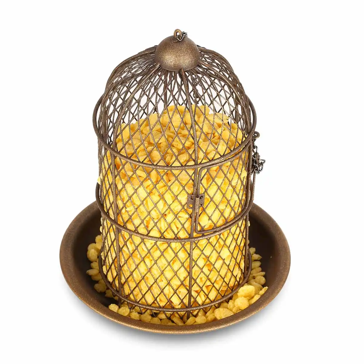 Tooarts Bird Feeder Bird Cage Feeder Hanging Wild Bird Feeder
