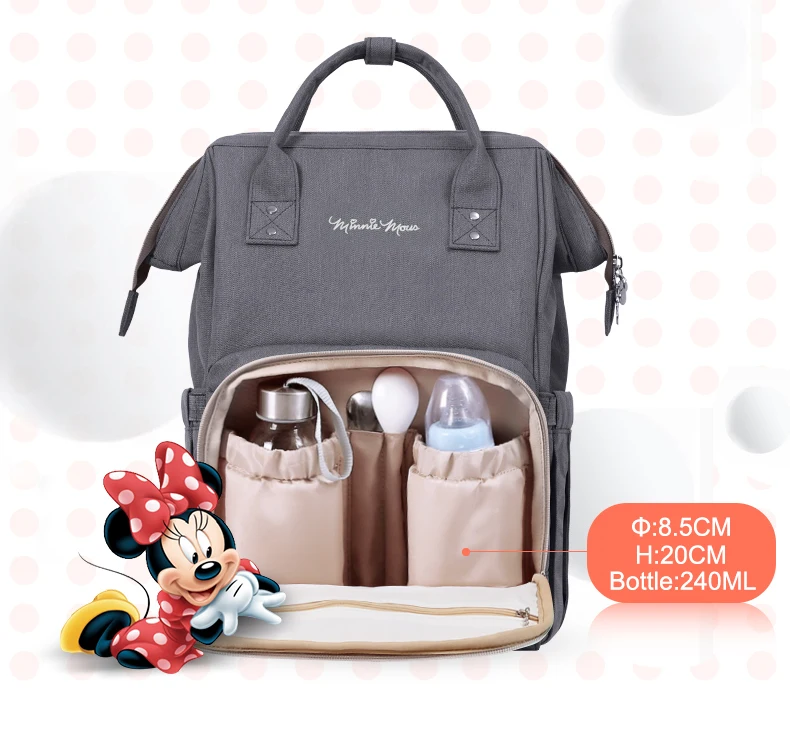 Disney Mommy сумка мультифункциональный рюкзак женский мама и ребенок водостойкая USB бутылка изоляция беременная женщина из сумки