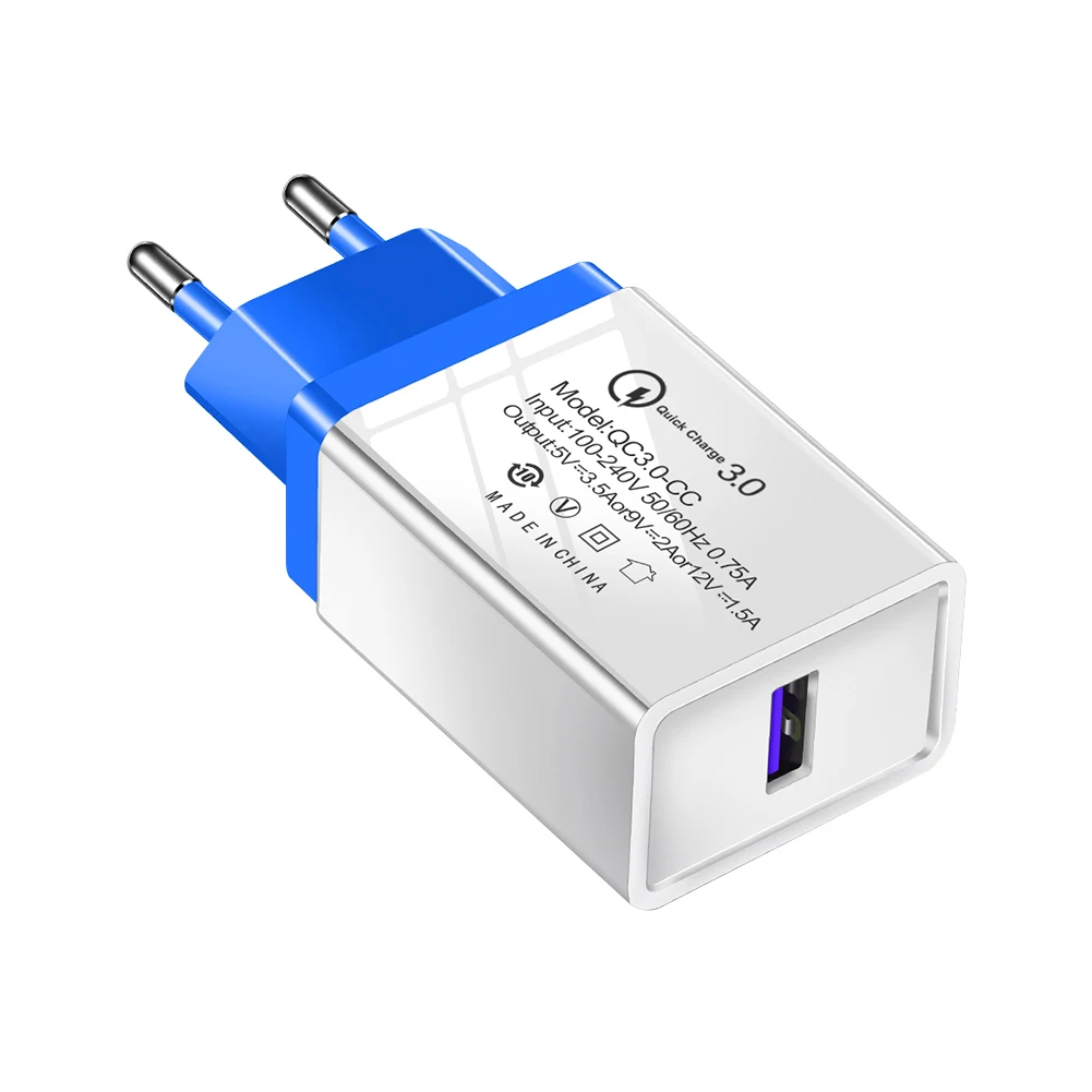 Быстрая зарядка 3,0 2,0 быстрое зарядное устройство Usb для телефона настенное зарядное устройство США ЕС Разъем для samsung S10 Iphone X Xiaomi huawei Oppo телефонов