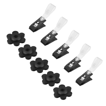 

20 Sets of Garden Flag Windproof Clip Set, Flag Stopper Garden Flagpole Bracket Accessories, Fixed Flag