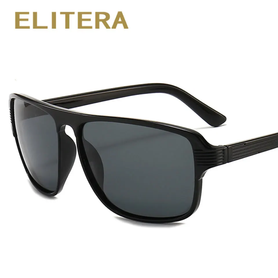 Мужские брендовые солнцезащитные очки ELITERA модные квадратные для крутой