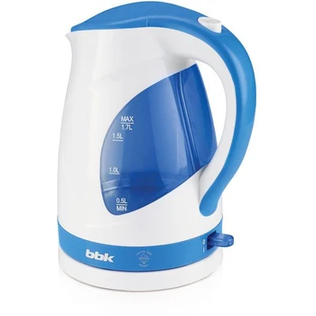 

Electric kettle BBK ek1700p, 2200 W, white and blue