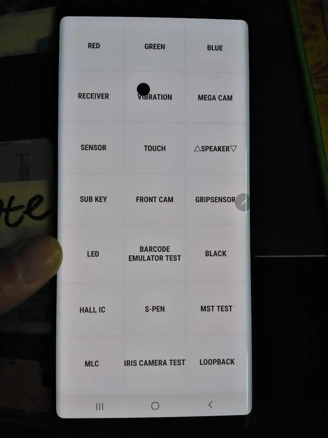 One Dead spot на ЖК-дисплее для Samsung Galaxy Note 9 N960F N960D N960DS ЖК-дисплей сенсорный экран