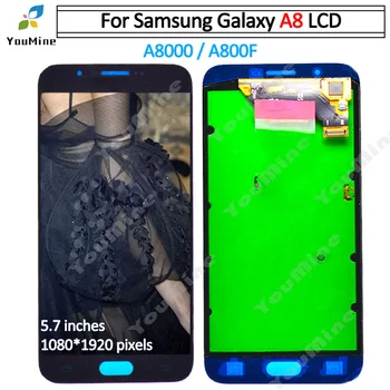 

100% Tested For Samsung Galaxy A8 A800 LCD Display Touch Screen Digitizer Assembly Replacement For Samsung A8 lcd A8000 A800F