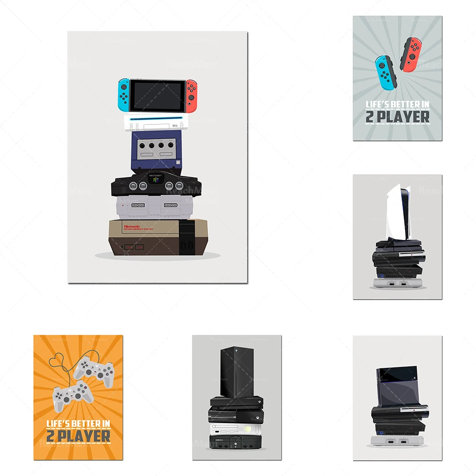 Game Console Evolution Series Game Player Video Game For The Birthday  Anniversary Of His Boyfriend Husband Geek - Painting & Calligraphy -  AliExpress