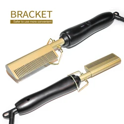 Hair Straightener Flat Irons Straightening Brush Hot Heating Comb Hair Straight Styler Corrugation Curling Iron Hair Curler Comb