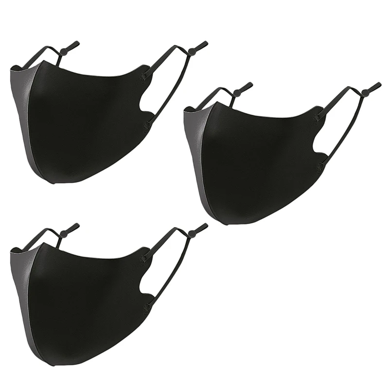 

3 Pack Fashion Face Mask Unisex - Adjustable Reusable Mouth Mask Cover for Outdoor