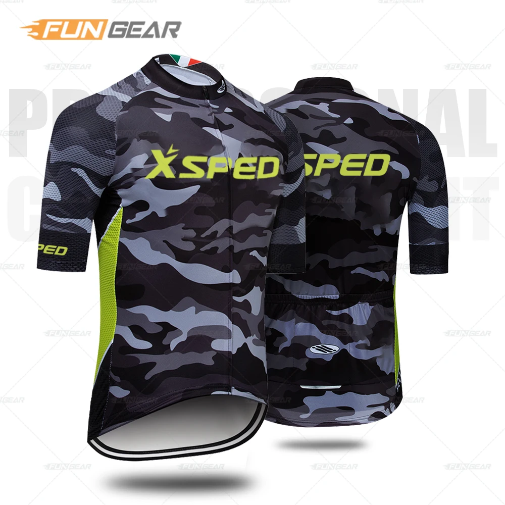 Велоспорт Джерси нагрудник шорты комплект летняя одежда для велоспорта Триатлон Кожи Костюм велосипедная форма Мужская горный BMX внедорожный камуфляж