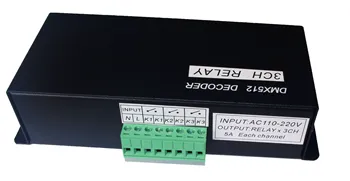 

1pcs DMX-RELAY-3 channel relays 5A*3CH input AC110V-220V relay*3CH use for led lamp led strip WS-DMX-RELAY-3CH-KA