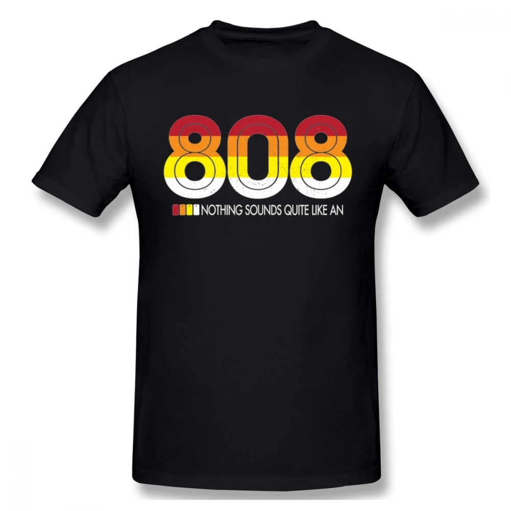 Топ Новинка Мужская Roland TR 808 футболка рок-н-ролл барабан машина Crewneck Футболка |
