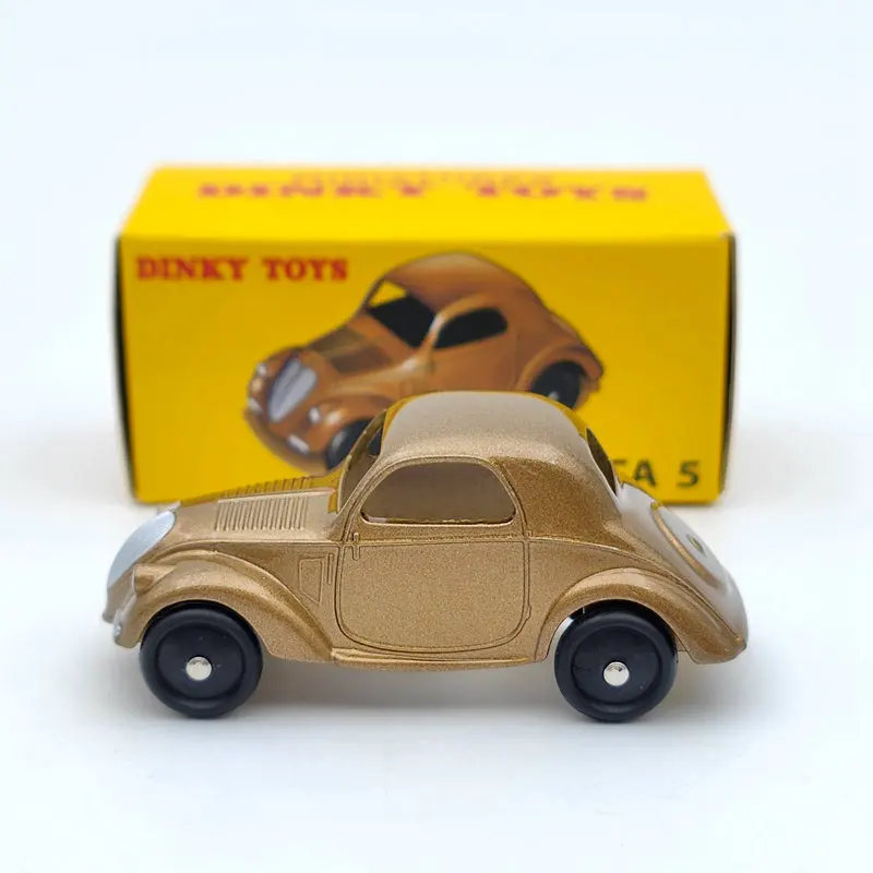 1:43 Atlas Dinky Toys 35A For Simca 5 Brown Diecast Models Car Limited Edition Collection Auto Gift