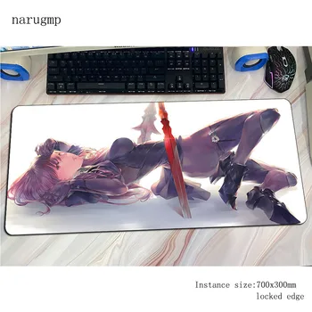 

fate grand order padmouse Beautiful accessory 90x40cm mouse pad Birthday gaming enterprise rubber mats keyboard mouse mat gamer
