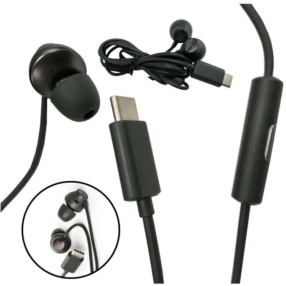 

HTC U11 Origional Product Noise Reduction Headset Type-C In-ear Headphones Applicable Huawei Letv Mi Phone Earphones