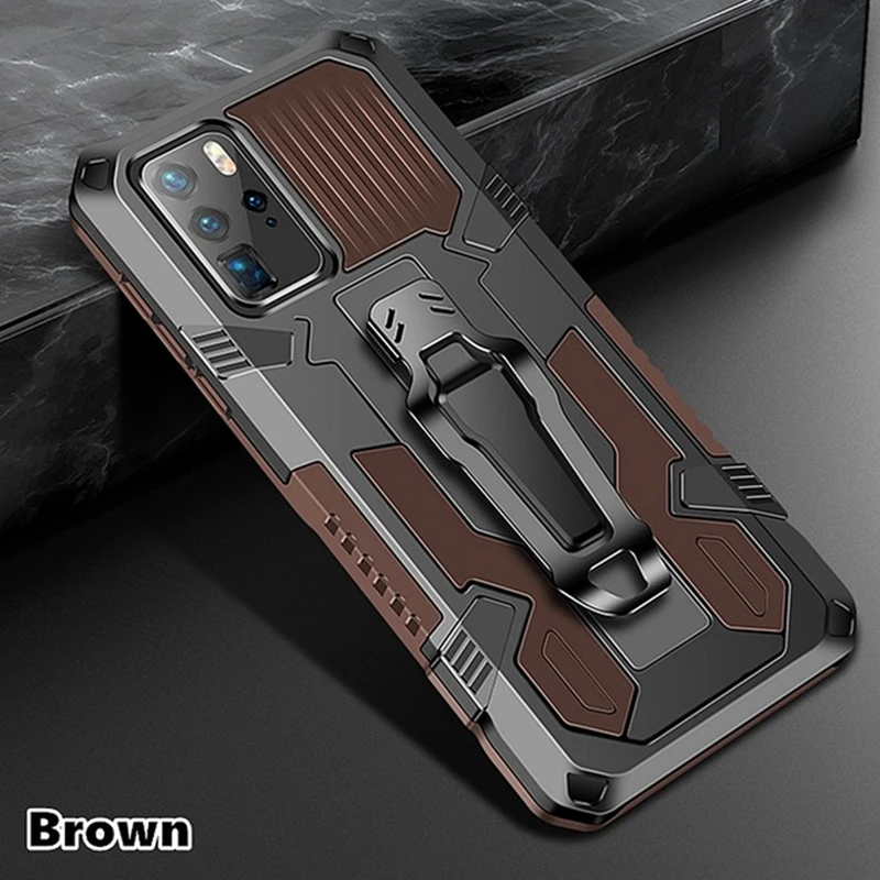 Shockproof Case For OPPO A9 A5 A53 2020 A3S A5S A7 A8 A1K A11K A12 A12E A15 A31 A32 A52 A72 A73 A92 A93 Belt Clip Armor Cover best case for oppo back