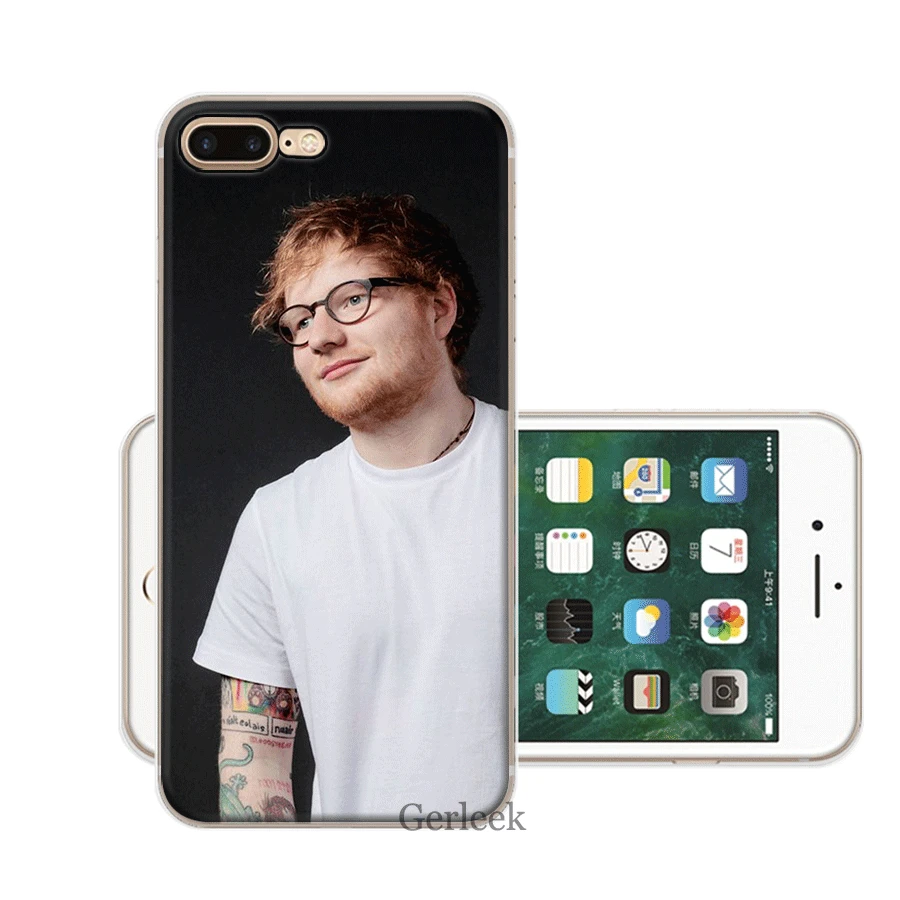H9 Мобильный телефон чехол для iPhone 6 6s 7 8 P Lus XR X XS Max 5 5S SE Shell Ed Sheeran X Жесткий Чехол - Цвет: H9