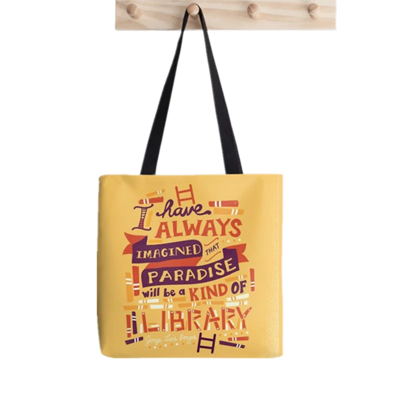 Shopper Lady bug Entwined Tote Bag Printed Tote Bag women Harajuku shopper handbag girl Shoulder shopping bag Lady Canvas Bag