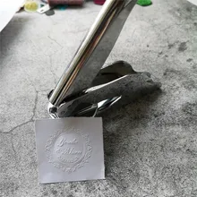 Персонализированная печать для тиснения дизайн свой собственный тиснение штамп/Пользовательский тиснение печать для персонализированный/Свадебная печать