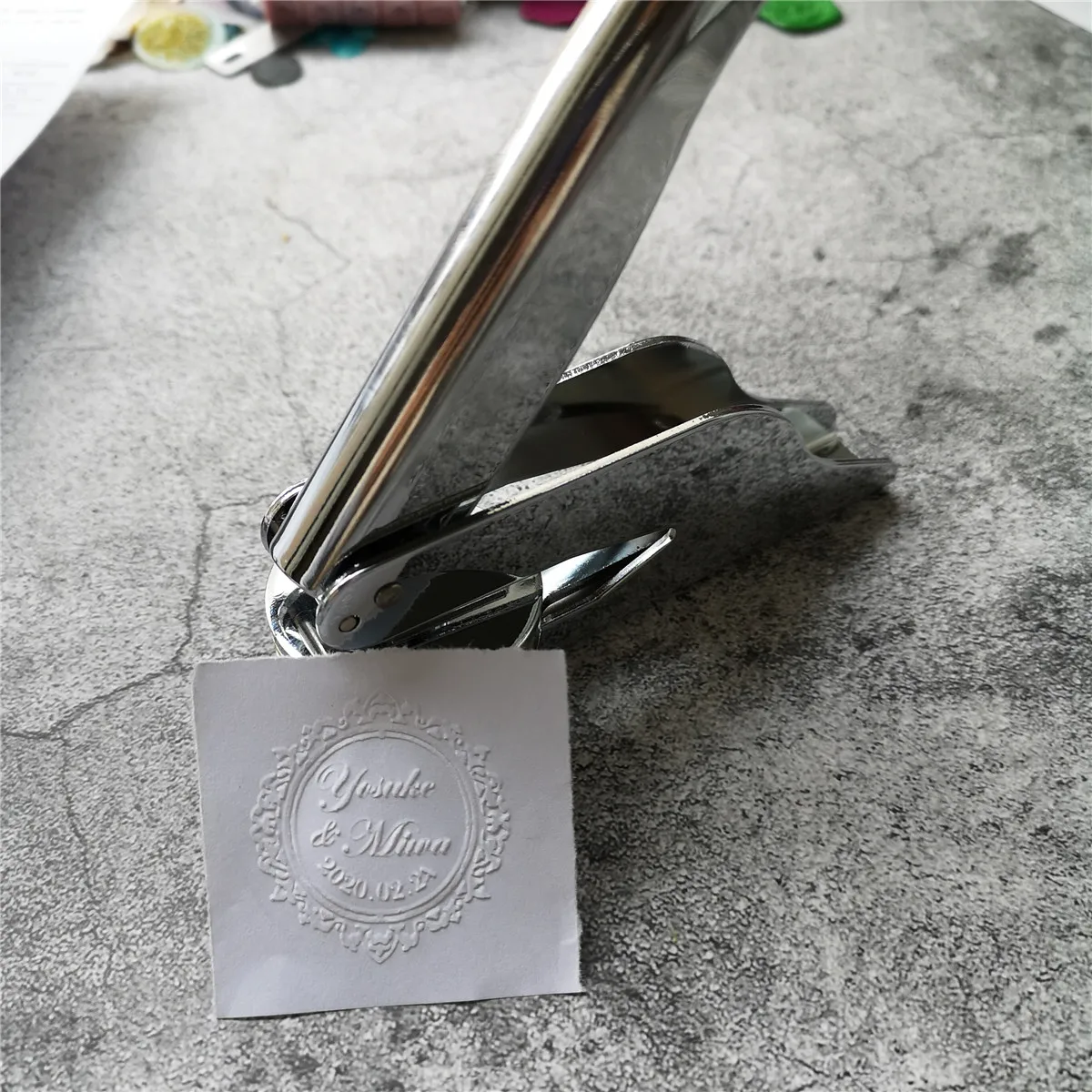 PersonalizedEmbossingSealDesignYourOwnEmbosserStampCustom