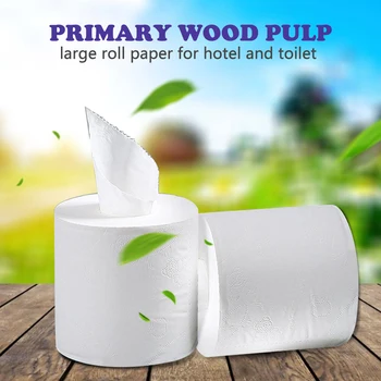 

Wood Pulp Roll Paper Bath Toilet Paper Towel Bathroom Accessories Napkin Restaurant Bathroom Supplies for Kitchen