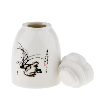 

Beauty Decorative Ceramic Pots Bottle Cosmetic Container Storage Tins For Loose Powder Face Cream Honey Tea Sugar
