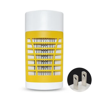 

Insect Repeller Trap Home Office LED Light Plug In Mosquito Killer Lamp Anti Fly ABS Low Noise Non Toxic 360 Degree Bug Zapper