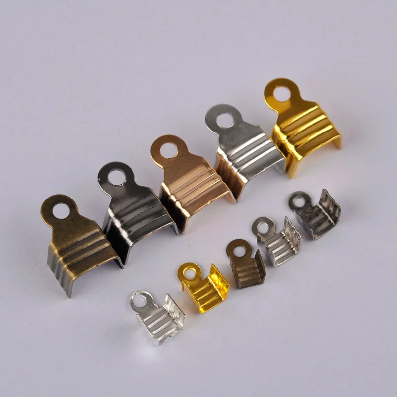 2000 шт. концевые зажимы для крепления шнура|Ювелирная фурнитура и компоненты| |