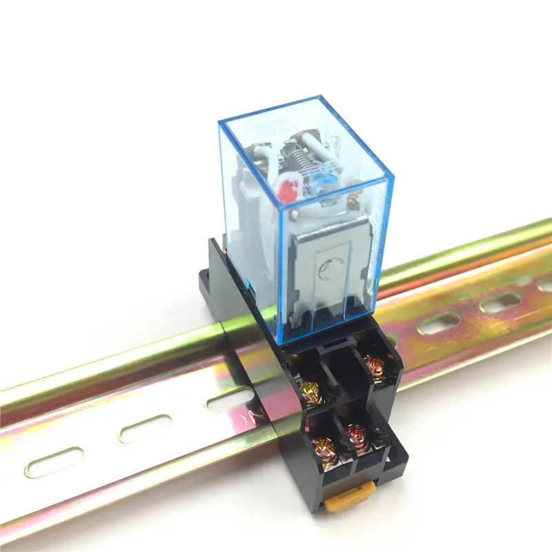 

10A dpdt relay 12VDC 24VDC 110VAC 220VAC LY2N General Purpose Relay LY2NJ with power relay base socket 8 pins LY2 relay switch