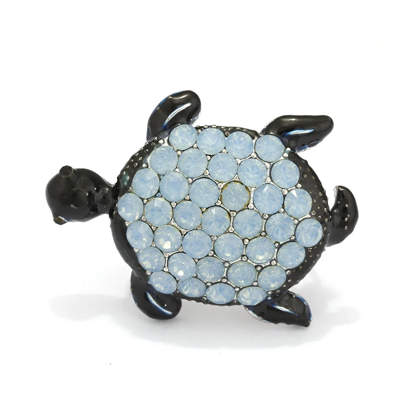 H350256X奥宝石海龟胸针蓝色 (13)