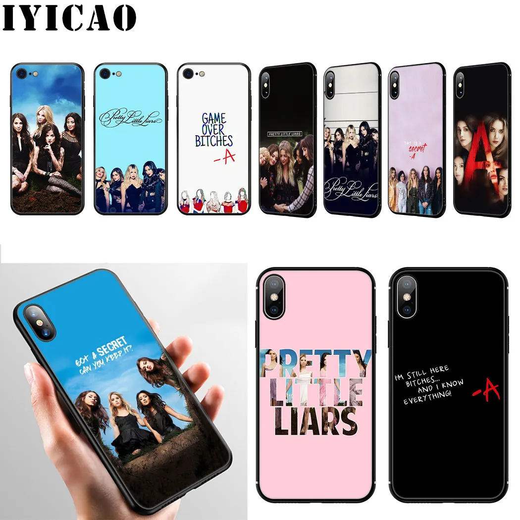 Мягкий силиконовый чехол IYICAO Pretty Little Liars для iPhone 11 Pro Max XR X XS 6 6S 7 8 Plus 5 5S SE |