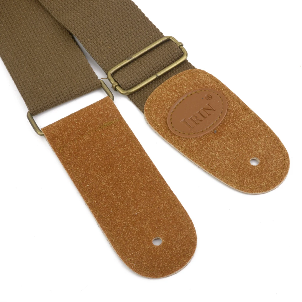 Musical Instrument Straplocks Strap Lock Button Chrome With Leather Ends Strap