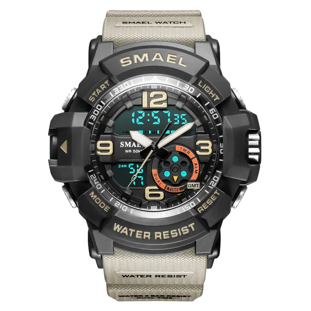 SMAEL Men Digital Watch Fashion Military Sport Wristwatch Waterproof Electronic Quartz Watches Relogio Masculino часы мужские 