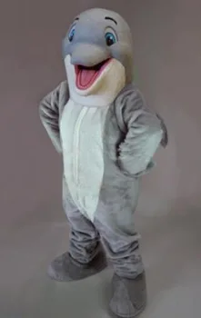 

Happy Dolphin Mascot Costume Suits Cosplay Party Game Dress Outfits Clothing Advertising Promotion Halloween Xmas Easter Adults