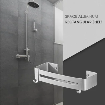 

Punch-free Bathroom Shelfs Shower Shampoo Soap Cosmetic Storage Organizers Racks for Household Bathroom Ornaments