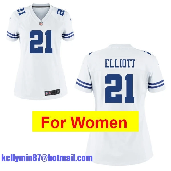 Небесно-голубой Stitiched, Dallas s, Tony Romo, Emmitt Smith, Cole besley, Sean Lee, Jason Witten, Ezekiel Elliott, для женщин Джерси - Цвет: Небесно-голубой
