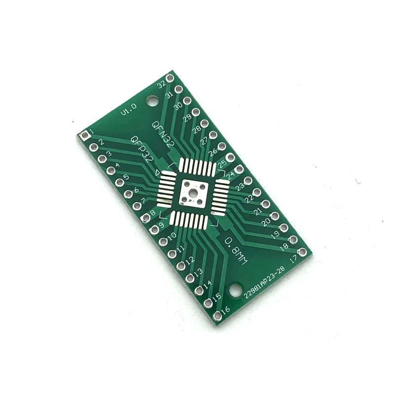 Адаптер преобразователь QFN32 QFP32 для DIP DIP32 20 шт. разъем PCB SMD 0 8 мм 65 штырьковый шаг