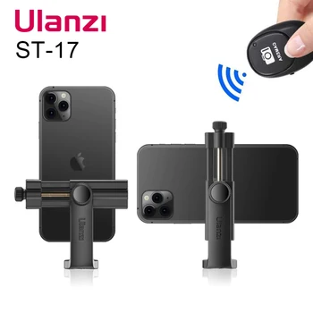 

Ulanzi ST-17 Vertical Shooting Smartphone Mount Holder Cold Shoe Vlog Tripod Mount for iPhone 11 Pro Max Samsung S10 Plus Huawei