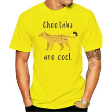 T-shirt 2020 été hommes impression t-guépards sont Cool-mignon guépard léopard T-