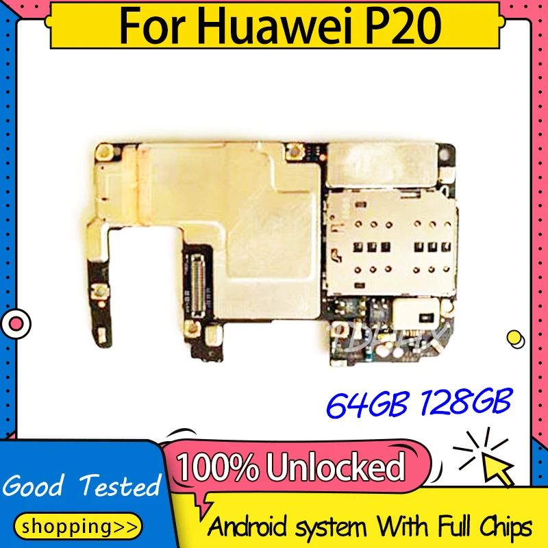 Good Working 6GB RAM Motherboard For HUAWEI P20,100% Unlocked Logic Board  64GB 128GB For Huawei P20 Motherboard With Full Chips|Mobile Phone Antenna|  - AliExpress