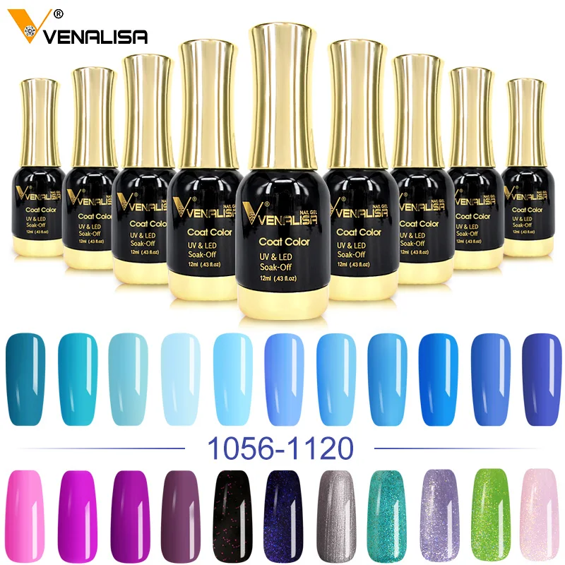 CANNI Gel Varnish 12ml Solid Starry Color Venalisa Soak Off UV LED Lamp Nail Art Salon High Quality