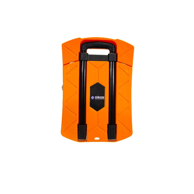 

Travel Beautiful Plastic Cart Four Wheel Goods Household Handling Trolley Foldable Hand-Tool Car