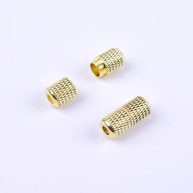 2pcs /1 set Metal Shoelaces lock Accessories No Tie Shoelaces Metal Lace Lock DIY Sneaker Kits Silver Gold Metal lace buckle Gold