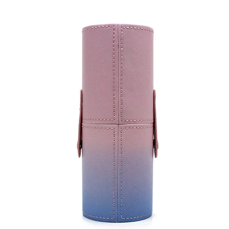 Escovas de Maquiagem Couro do Plutônio Titular Viagem Bolsa Cosmético Case Organizador Escovas Canetas Tubo Copo Recipiente Ferramenta Cosmética 7 Cheap Aplicador de sombra