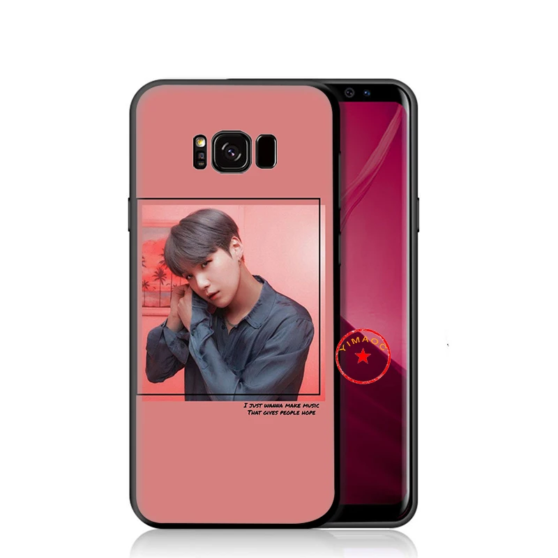 Мягкий силиконовый чехол Suga K Pop Min Yoongi K Pop для телефона samsung Galaxy A9 A8 A7 A6 Plus A5 A3 J6 - Цвет: 3