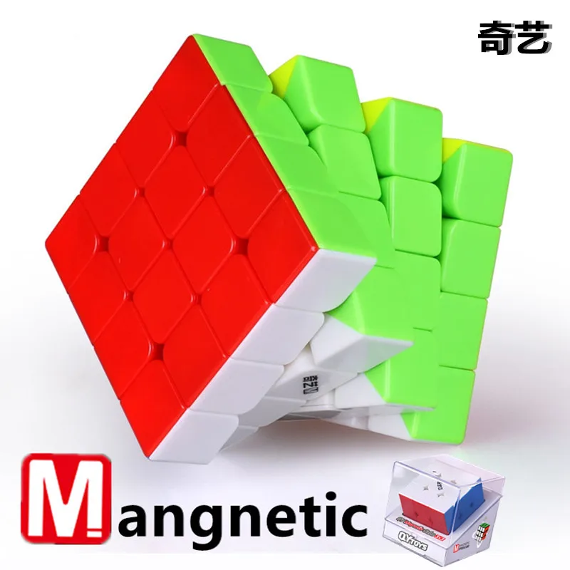 

Qiyi Ms Series Magnetic Magic Cube Stickerless Cube Puzzle Professional 3x3x3 Magnetic Speed Cube Educational Toys For Children